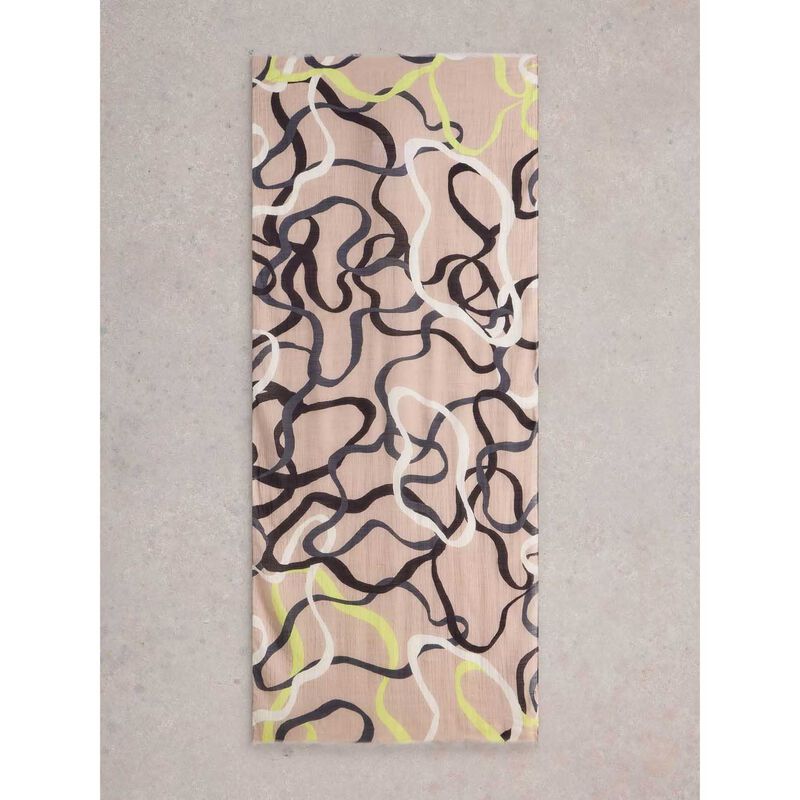 White Stuff Ribbon Swirl Scarf image number 2